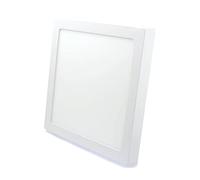 Jandei - Downlight LED 24W, Forma Cuadrada Superficie Blanco. Perfecto para Casa, Salón, Pasillo, Dormitorio, Oficina. Dimesiones 285 x 285 x 30 mm. Ahorro energético. (Blanco Frío 6000K)