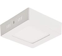Jandei - Downlight led 6W 6000K blanco frío, cuadrado superficie, 480 Lumenes. Perfecto para Casa, Salón, Dormitorio, Despacho, Oficina. Driver incluido.