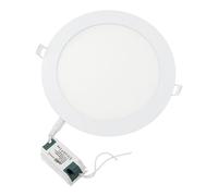 Jandei - Downlight LED Empotrable, 15W, 1200 Lumen, Forma Redonda, Orificio para Empotrar Ø 175- Ø 185 mm, Extraplano 17 mm Profundidad, Color de Luz Blanco Frío 6000K, Transformador Incluido