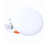 Jandei - Downlight led frameless redondo empotrable 18W 6000K (blanco frío) corte ajustable. Perfecto para casa, salón, pasillo, dormitorio.