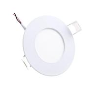 Jandei - Downlight led redondo empotrable de 12V, 3W, luz 3000K blanca cálida, 150 lúmenes, marco blanco, diámetro de corte: 70 mm. Perfecto para casa, pasillo, solón, dormitorio.