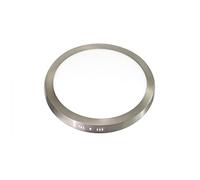 Jandei - Downlight Plafón LED 24W Redondo De Superficie, Ø300 milímetros, 1920 Lúmenes, Aro Color Acero. Perfecto para Iluminar Oficinas, Salones, Cocinas, Baños (Blanco Frío 6000k)