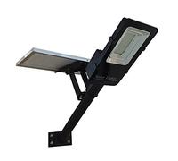 Jandei - Farola Solar exterior LED - 1375 Lúmenes - 60W IP65 con Panel solar Orientable 6000K Blanco Frío Batería Ion-Litio. Jardín, garaje, patio, calle.