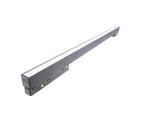 Jandei - Foco Led para Carril Magnético. Serie Lineal. 20W 48V, CRI 90, Longitud 600mm. Color Negro. (Blanco Cálido 3000k)