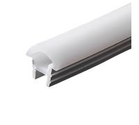 Jandei - Funda Flexible Silicona 5 Metros para Tiras LED, Forma Semicircular. IP20 para Uso en Interior (10mm x 18mm)