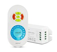 Jandei - Kit Controlador para Tiras LED Monocolor 12V-24V Modelo MiBoxer FUT041, Salida 12A. Regula Intensidad, Brillo Ajustable - El Kit Incluye Controlador y Mando RF 433MHz