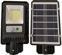 Jandei - Luz Solar Exterior con Sensor de Movimiento, Luz Fría 6500K, 150 lm. Farola LED de Pared, Rango 6-8 m de Detección Movimiento, IP65 apta para exterior. Luz de Seguridad para Exterior