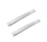 Jandei - Pack 2x Pantalla Luminaria LED Integrado, 27W, Largo 90 cm, Luminosidad 2500 Lúmenes, Color Blanco Cálido 3000K, 120º de iluminación