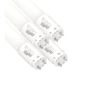 Jandei - Pack 4 Tubo LED 120cm 18W, Blanco Neutro 4200K, 2520 Lúmenes, Standard T8 Conector G13, Reemplaza Neón Fluorescente 36W, Cebador LED Incluido, Conexión 1 Lado