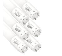 Jandei - Pack 6 Tubo LED 120cm 18W, Blanco Frío 6000K, 2520 Lúmenes, Standard T8 Conector G13, Reemplaza Neón Fluorescente 36W, Cebador LED Incluido, Conexión 1 Lado