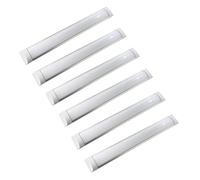 Jandei - Pack 6x Pantalla Luminaria LED Integrado, 36W, Largo 120 cm, Luminosidad 4000 Lúmenes, Color Blanco Neutro 4200K, 120º de iluminación