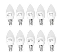 Jandei - Pack de 10 x Bombilla Led E14 Tipo Vela C37, 330º de Apertura, 4W. Perfecta para Salón, Dormitorio, Mesilla de Noche. Ahorro de energía. (Blanco cálido 3000K)