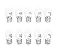 Jandei - Pack de 10 x Bombillas LED mini G45, Casquillo E27, 7W (equivale a 60W), 560 Lúmenes para Lámparas de Techo, Lámparas de Mesilla, Dormitorio, Salón, Navidad (Blanco Cálido 3000K)