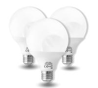 Jandei - Pack de 3 x Bombillas LED Globo 270, G95 Rosca E27, 15W (equivalente a 100W) Luz Blanca Fría 6000K, 1200 Lúmenes, Salón, Oficina, Dormitorio, Casa, Garaje. Ahorro de energía.