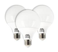 Jandei - Pack de 3 x Bombillas LED Globo, G95 Rosca E27, 15W (equivalente a 120W) Luz Blanca Cálida 3000K, 1200 lumen. Perfectos para Salón, Restaurante, Escalera, Taller, Garaje, Obra, Nave, Navidad.