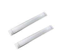 Jandei - 2x Regleta LED Slim Con Tiras De LED Integradas, 1200 mm, 36W, Lámparas para Zonas de Trabajo, Zonas Industriales, Hogares (Blanco Frío 6000K, 120)