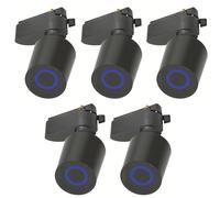 Jandei - Pack x10 Altavoz Bluetooth 5.4 para Carril Monofásico 220V 10W, Instalación en Track Light, Conexión hasta 30 Altavoces, Sonido Integrado sin Cables. Color Negro