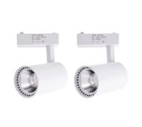 Jandei - Pack x2 Foco Techo Led Carril 30W, Blanco Frio 6000K, 2200 Lúmenes, 220V 50-60Hz Monofásico, Aluminio Vestidor, Escaparate, Tienda, Oficina. Color Blanco