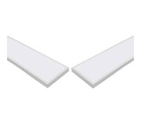 Jandei - Pack x2 Panel Plafón LED de Superficie Retroiluminado 120x30cm, Potencia 60W, 5000 Lumenes, Marco Blanco, Driver Incluído (Blanco Frío 6000k)