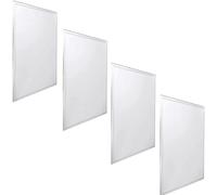 Panel LED para Techo, 59,5 x 59,5 cm, 48W, 3900 Lúmenes, Blanco, Pack de 4 (Blanco Neutro 4200k)