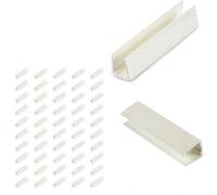 Jandei - Pack x50 Clips de Fijación para Neón 8mm Ancho. 5cm Largo