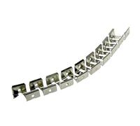 Jandei - Perfil Flexible de Aluminio 1 Metro para Funda Led de Silicona para Tiras con PCB hasta 10mm Ancho. Formato Cuadrado 16mm x 16mm