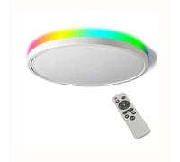 Jandei - Plafón LED 24W redondo RGB+CCT Regulable con Mando a Distancia. Perfecto para Salón, Pasillo, Dormtorio, Decoración de interiores, Eventos. Diseño moderno y elegante.