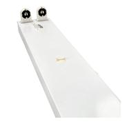 Jandei - Regleta para Doble Tubo Led T8 G13 120 cm Slim, Conexión Directa. Soporte para 2 Tubos. Instalación en Superficie, Resistente y Ligera para Uso interior Profesional.
