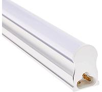 Jandei - Regleta Tubo Led Tipo T5 Fino, 18W 1600 Lúmenes, 1200mm Largo, con Soportes y Cable, Conexión Lateral 175-265V (Blanco Neutro)