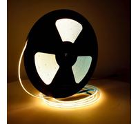 Jandei - Tira LED COB 48V 10W/m, Bobina 30 metros, Corte cada 5cm, Adhesiva. Ancho Tira 8mm, IP20 para Uso en Interiores, Color de Luz Blanca Cálida 3000K