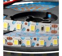 Jandei - Tira Led Formato Zig Zag 24VDC, Potencia 9W, 600 Leds por Bobina de 5 metros. Base Adhesiva, Corte cada 5cm, Ancho 6mm, IP20 para Interiores. Luz Blanca Fría 6000k