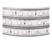 Jandei - Tira Led RGB SMD5050 Directa a 220V, Bobina 50 Metros 10W 60 LEDs/m, Ancho 15mm. IP66 Ideal para Exteriores