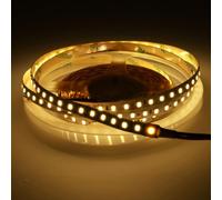 Jandei - Tira Luces LED 5 metros 12V para Interiores IP20, Luz Cálida 3000K, 120 LEDs/m, SMD2835, Iluminación Decorativa para Dormitorio, Cocina, Salón, Muebles, (no incluye fuente alimentación)