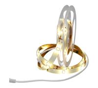 Jandei - Tira Luces LED 5V 1Metro, Sensor Movimiento, Flexible y Adhesiva, No Necesita Enchufe. Iluminación Nocturna Armario, Bajo Mueble, Cama, Escalera (Con pilas AAA - Luz cálida)