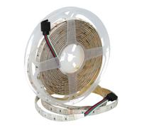 Jandei - Tira Luminosa RGB 24V 14W, IP65 Resistente a la Humedad y Uso en Exteriores, 300 LEDs SMD5050, 4200 Lúmenes. Con Adhesivo 3M, Cortable cada 10cm - Bobina 5m