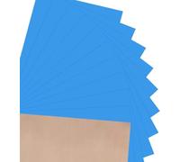 JANDJPACKAGING Vinilo de transferencia de calor azul bebé HTV - 10 hojas de vinilo fácil de quitar para planchar compatible con máquina de corte Cricut y Silhouette Cameo, todos los cortadores de