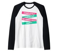 Jane Austen Camisa Completamente Perfectamente Incandescentemente Feliz Camiseta Manga Raglan