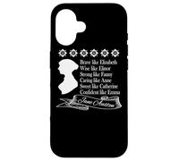 Jane Austen Cita Orgullo y prejuicio Book Club Literary Carcasa para iPhone 16