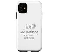 Jane Austen Cita Romance Clásica Carcasa para iPhone 11