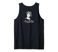 Jane Austen ES MI ESPÍRITU Animal Reader Autor Meme ON Back Camiseta sin Mangas