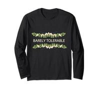 Jane Austen Floral apenas tolerable Manga Larga