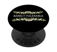 Jane Austen Floral apenas tolerable PopSockets PopGrip Adhesivo