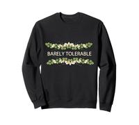 Jane Austen Floral apenas tolerable Sudadera