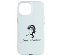 Jane Austen Ilustración y Firma Reader Meme Carcasa para iPhone 15