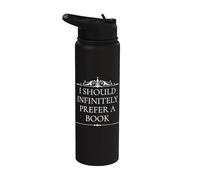 Jane Austen prefiere infinitamente la cita de un libro Stainless Steel Insulated Water Bottle