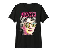 Jane Austen Pride and Prejudice Bookish Retrato de Arte Pop Camiseta Premium