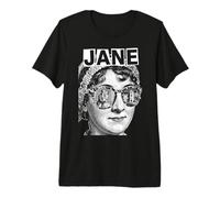 Jane Austen Pride and Prejudice Bookish Retrato de Arte Pop Camiseta Premium