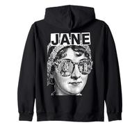 Jane Austen Pride and Prejudice Bookish Retrato de Arte Pop Sudadera con Capucha