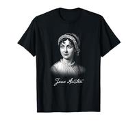 Jane Austen Retrato Clásico Regencia Novelista Icono Camiseta