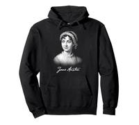 Jane Austen Retrato Clásico Regencia Novelista Icono Sudadera con Capucha